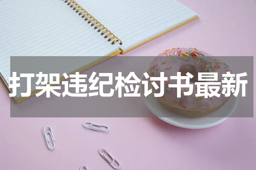 打架违纪检讨书最新