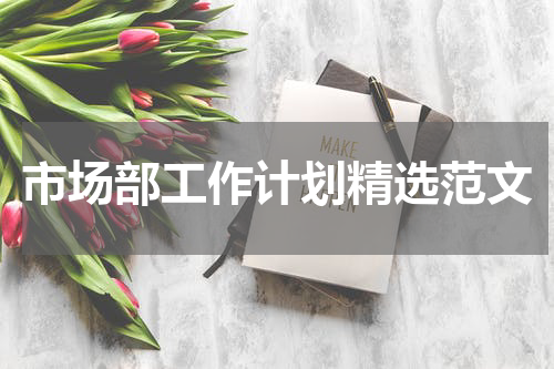 市场部工作计划精选范文
