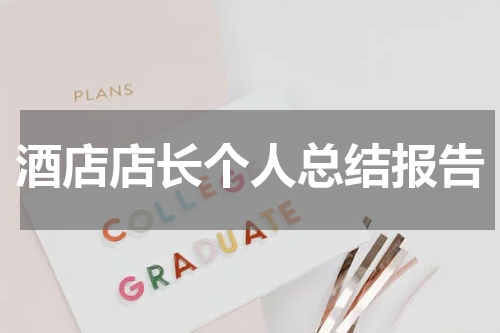 酒店店长个人总结报告