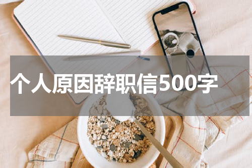个人原因辞职信500字