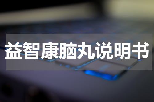 益智康脑丸说明书