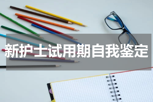 新护士试用期自我鉴定