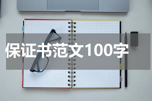 保证书范文100字