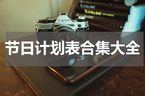 节日计划表合集大全