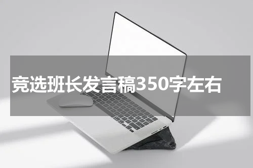 竞选班长发言稿350字左右
