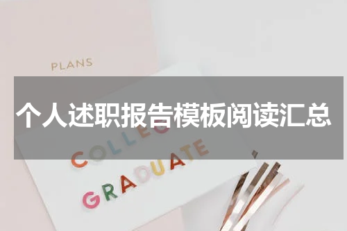 个人述职报告模板阅读汇总