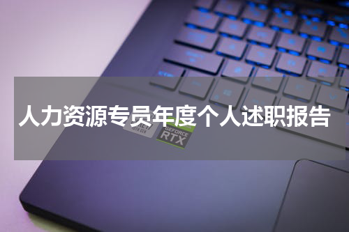 人力资源专员年度个人述职报告
