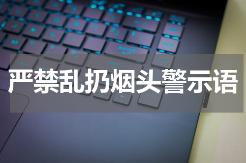 严禁乱扔烟头警示语