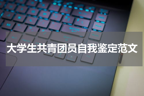 大学生共青团员自我鉴定范文