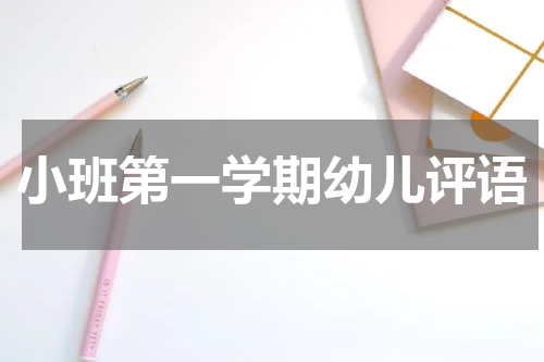 小班第一学期幼儿评语