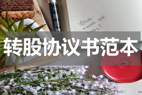 转股协议书范本