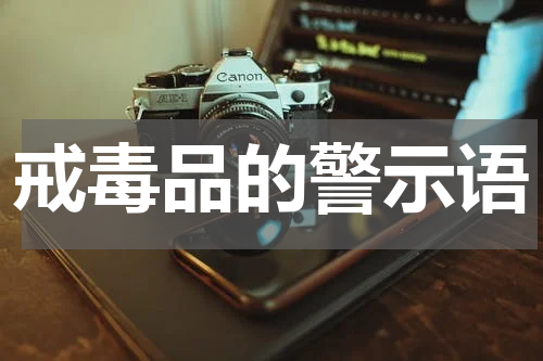 戒毒品的警示语