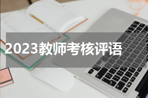 2023教师考核评语