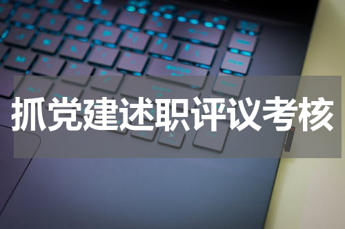 抓党建述职评议考核