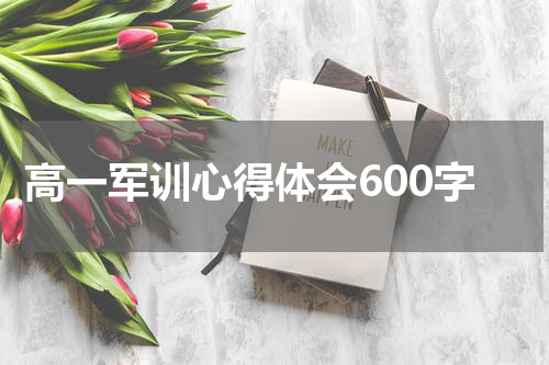 高一军训心得体会600字