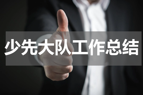 少先大队工作总结