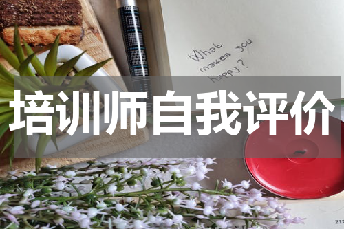 培训师自我评价