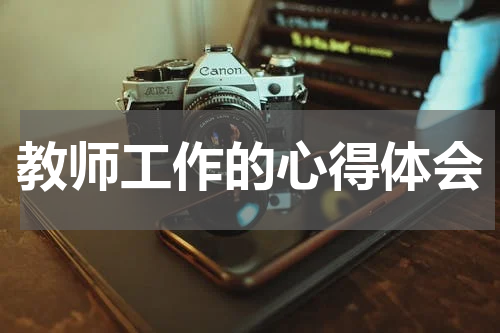 教师工作的心得体会