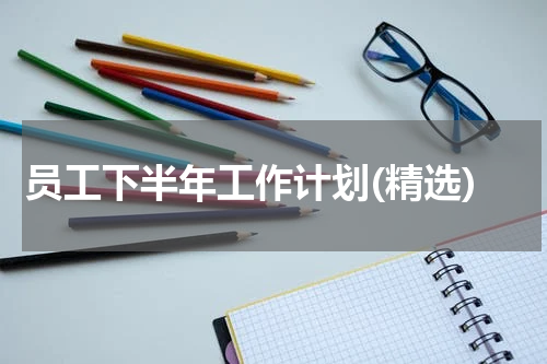 员工下半年工作计划(精选)