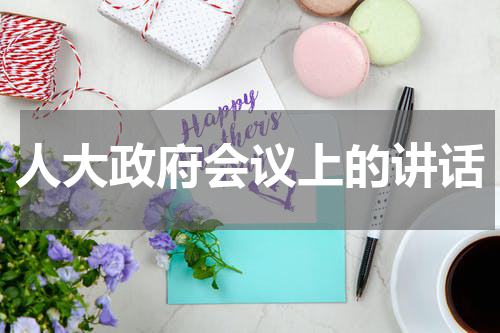 人大政府会议上的讲话