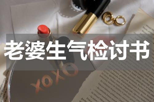 老婆生气检讨书
