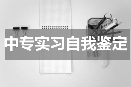 中专实习自我鉴定