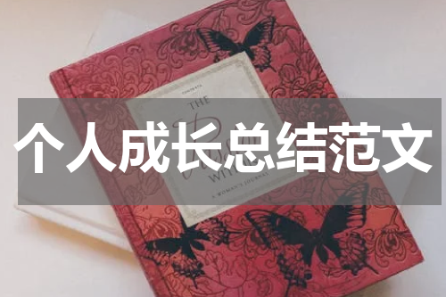 个人成长总结范文