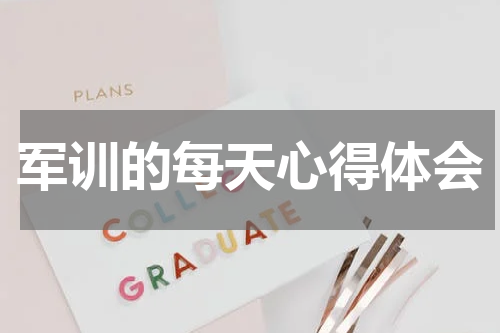 军训的每天心得体会