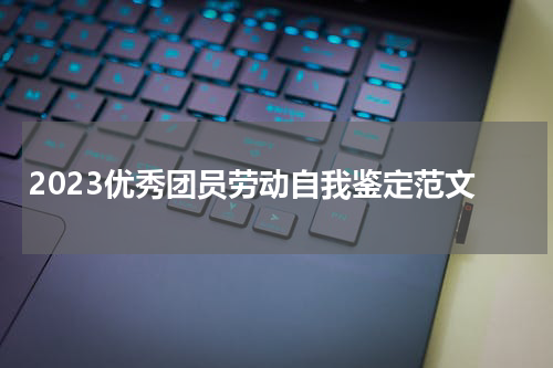 2023优秀团员劳动自我鉴定范文