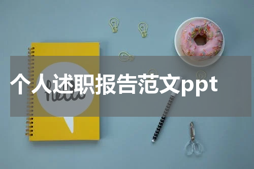 个人述职报告范文ppt