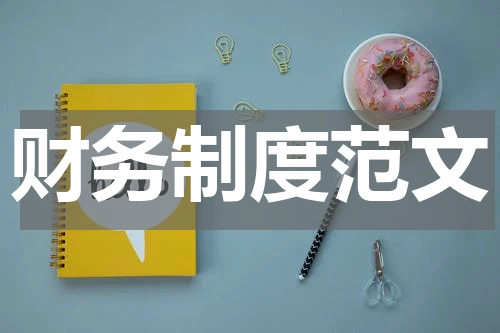 财务制度范文