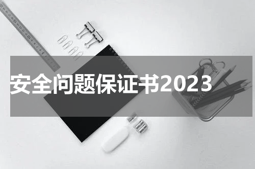 安全问题保证书2023