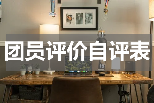 团员评价自评表