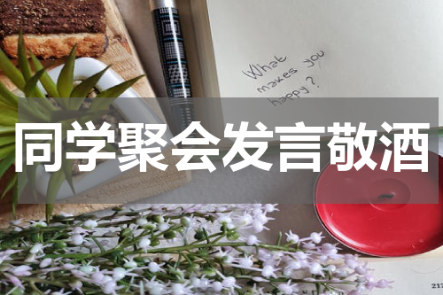 同学聚会发言敬酒