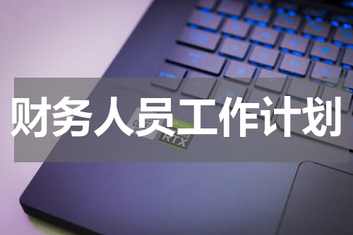财务人员工作计划