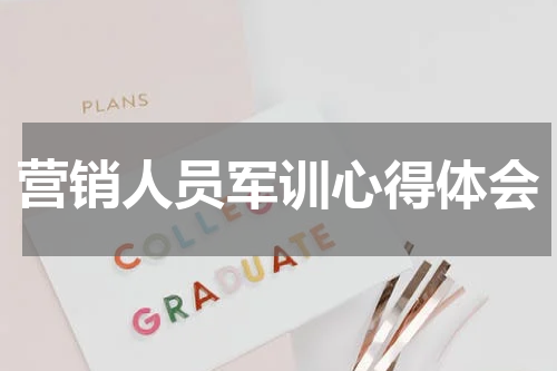 营销人员军训心得体会