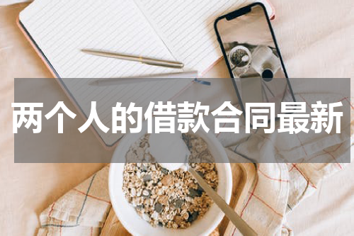 两个人的借款合同最新