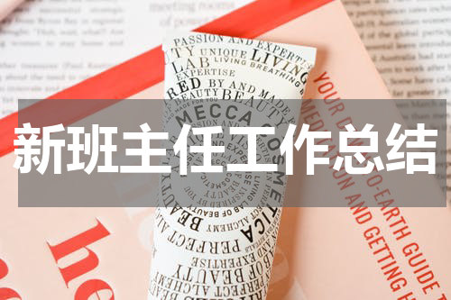 新班主任工作总结