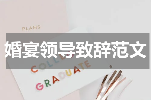婚宴领导致辞范文