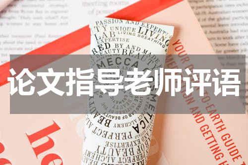 论文指导老师评语