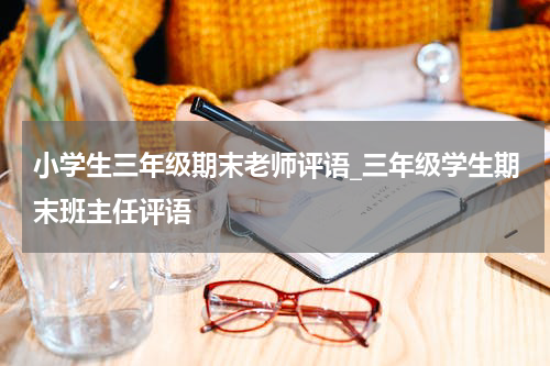 小学生三年级期末老师评语_三年级学生期末班主任评语