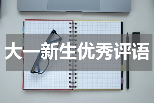 大一新生优秀评语
