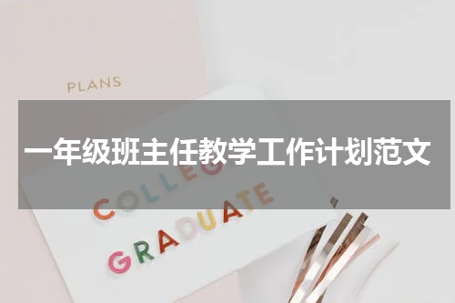 一年级班主任教学工作计划范文