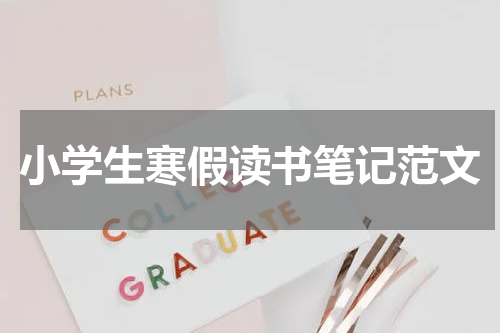 小学生寒假读书笔记范文