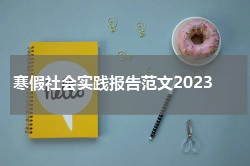 寒假社会实践报告范文2023