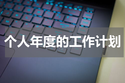 个人年度的工作计划