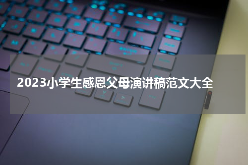 2023小学生感恩父母演讲稿范文大全