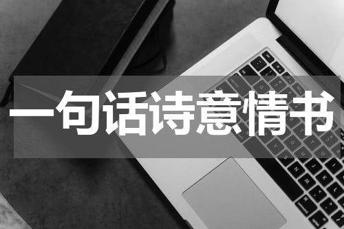 一句话诗意情书