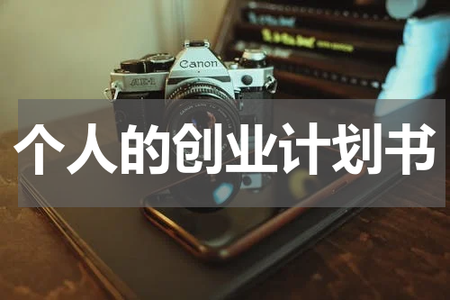 个人的创业计划书