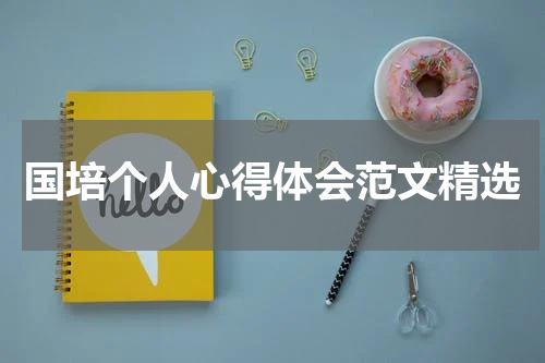 国培个人心得体会范文精选